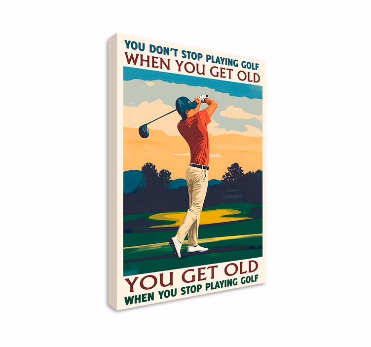 žaisti golfą Drobė sportas - „Tenstickers“