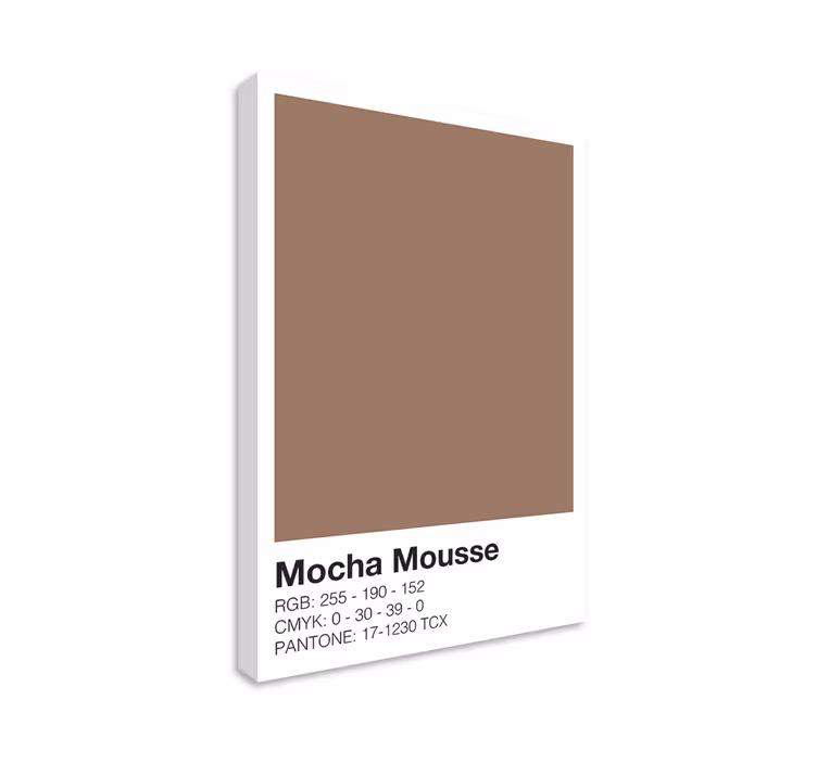 mocha spalvų kompozicija Modernus paveikslai ant drobes - „Tenstickers“