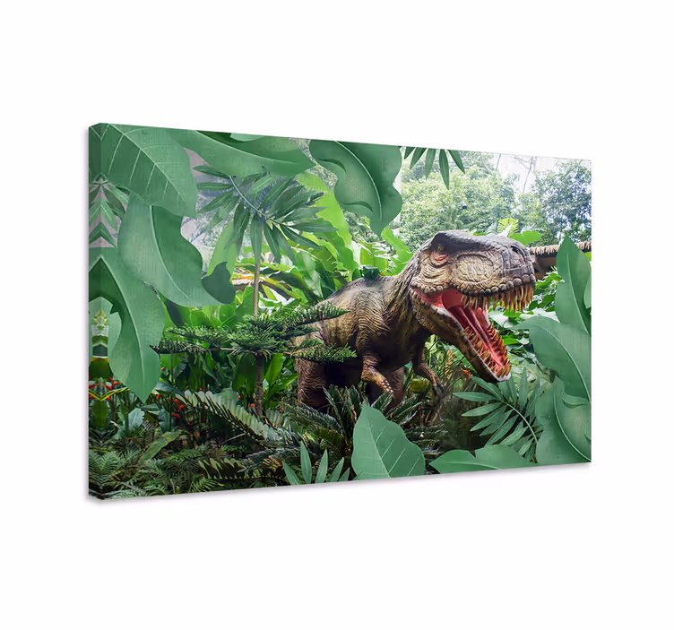 Drobė dinozauras t reksas vaikams - „Tenstickers“