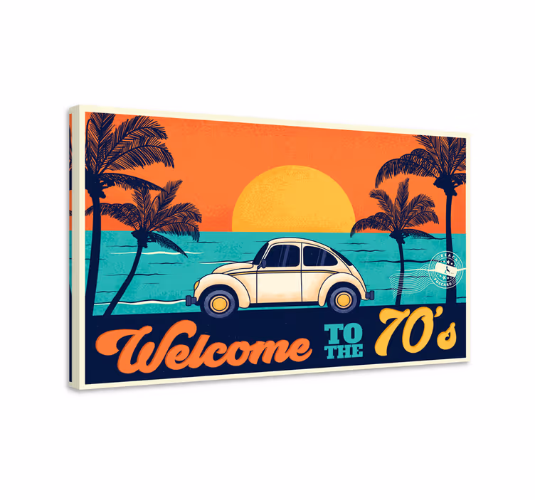 Sveiki atvykę į 70-ųjų retro drobės meną - „Tenstickers“