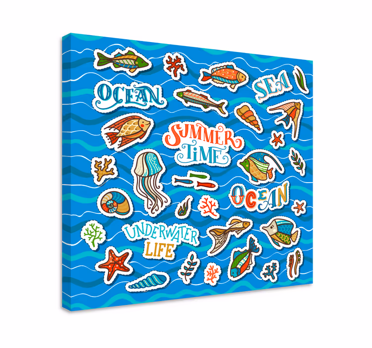 Okeaninis nuotykis Drobė jūrinis - „Tenstickers“