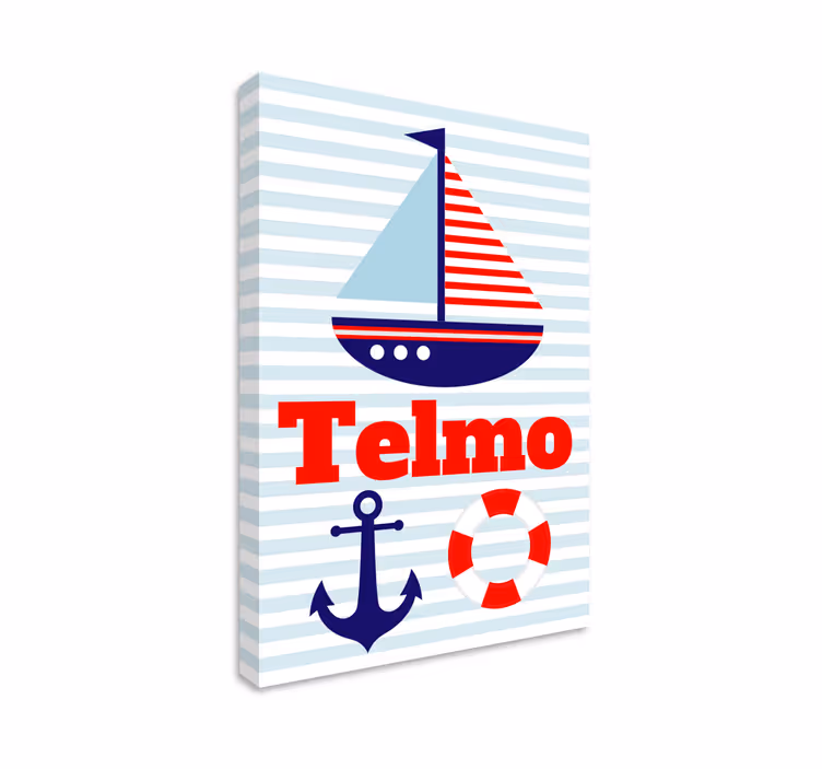 Individualizuota vaikų jūrinė drobė - „Tenstickers“