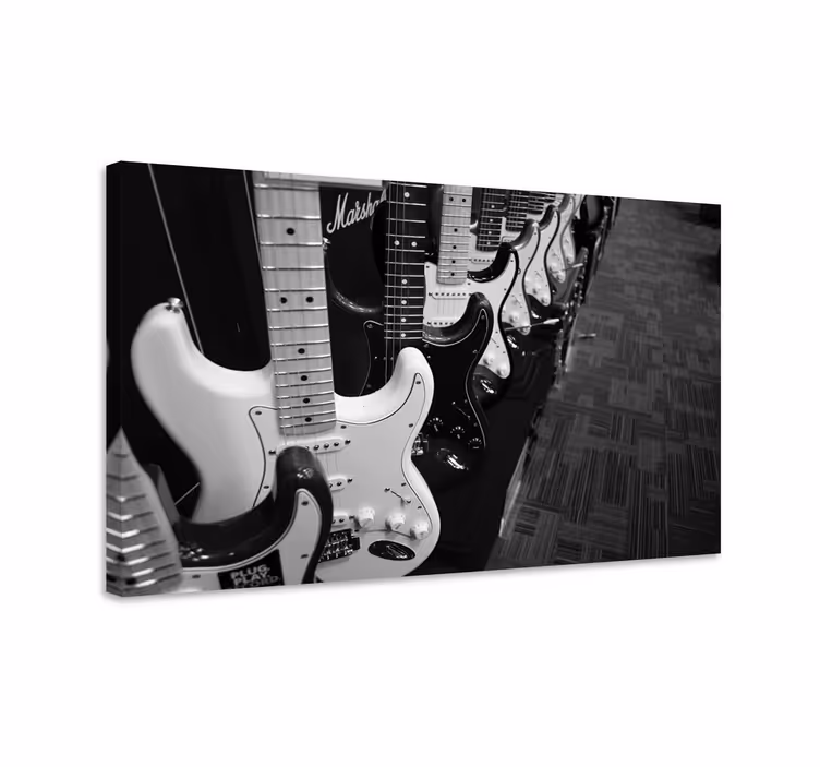 Guitarras electricas muzikos drobės menas - „Tenstickers“
