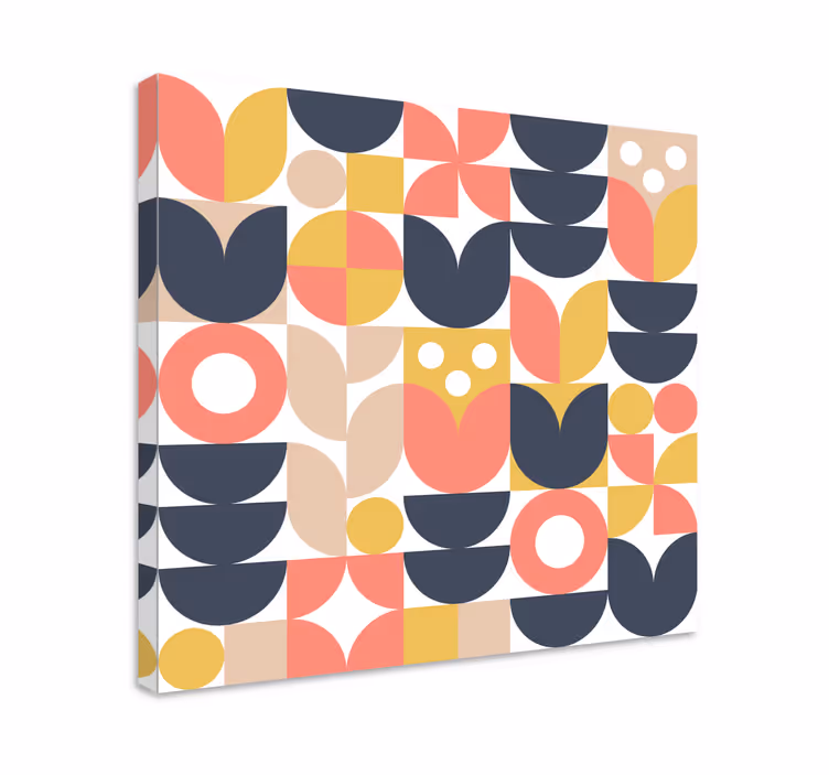 Abstrakčios geometrinės figūros Drobė geometrinis - „Tenstickers“