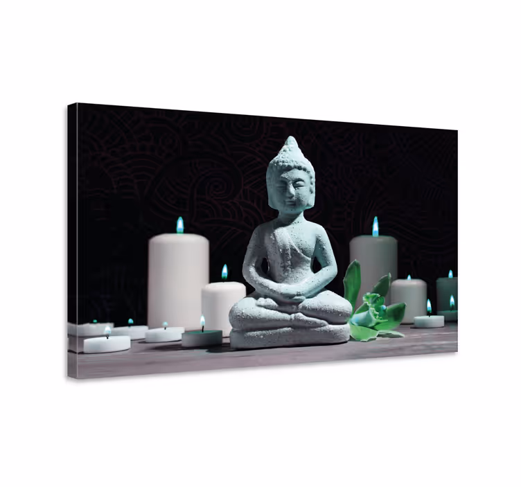 Drobė buda meditacijos statula - „Tenstickers“