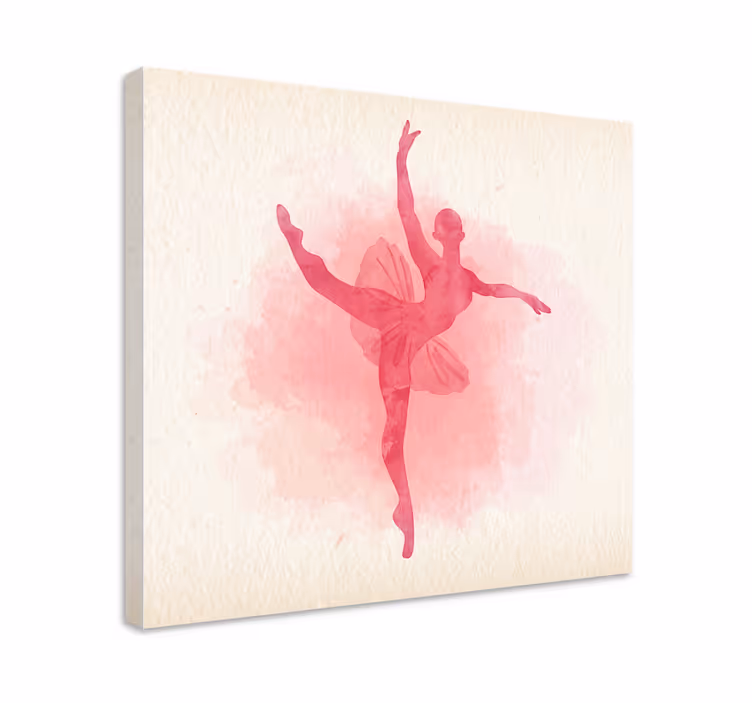 Drobė šokėjai elegantiška balerina poza - „Tenstickers“