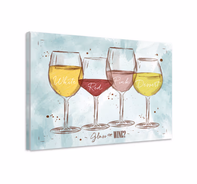 Rustico vino kaimiškas drobės menas - „Tenstickers“