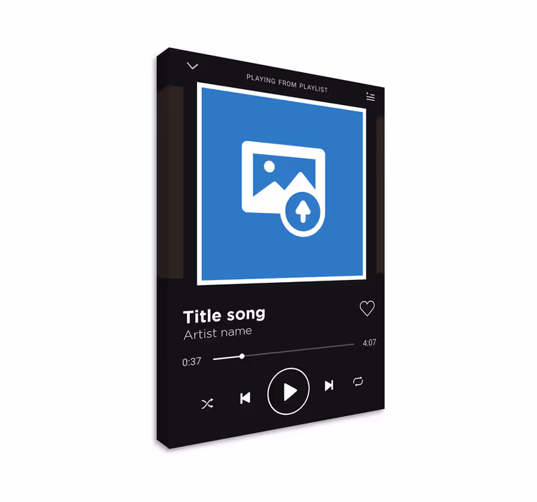 Spotify muzika groja drobės meną - „Tenstickers“