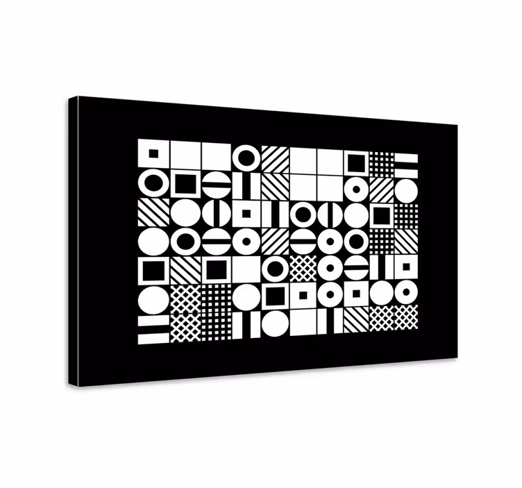 Abstrakčių formų modeliai Drobė geometrinis - „Tenstickers“