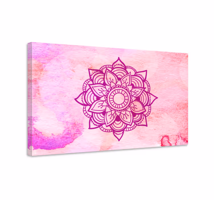 Drobė mandala išraiškinga botaninė mandala - „Tenstickers“