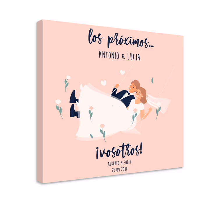 Drobė citatos romantiškam vestuvių pranešimui - „Tenstickers“
