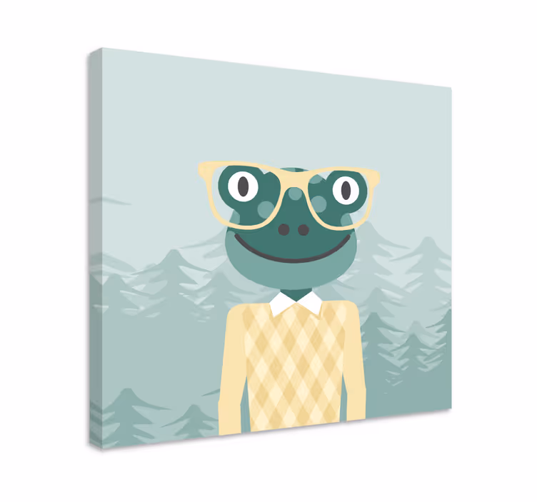 Drobė 3d stilingas Žaltys personažas - „Tenstickers“