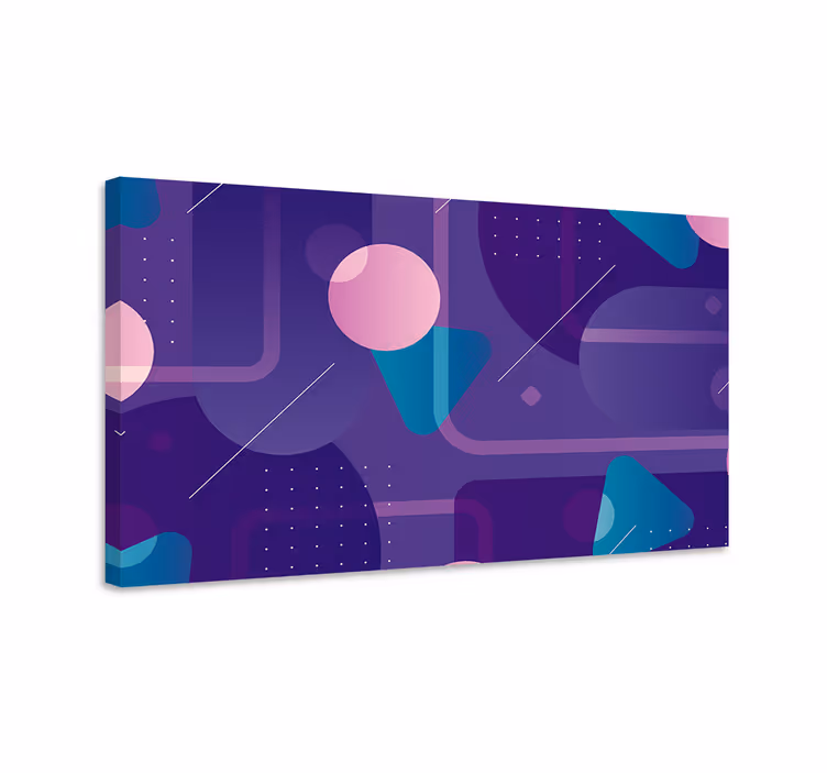 Drobė geometrinis abstrakčių formų dizainas - „Tenstickers“