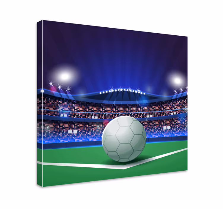 Drobė sportas futbolo stadiono scena - „Tenstickers“