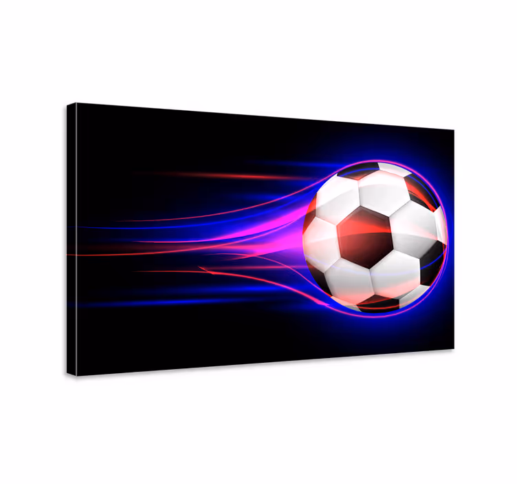 Drobė sportas dinaminė futbolo judesys - „Tenstickers“