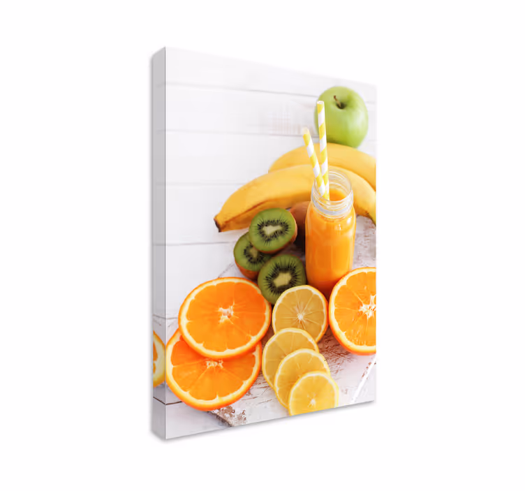 Drobė su vaisiais Šviežių citrusų mišinys - „Tenstickers“