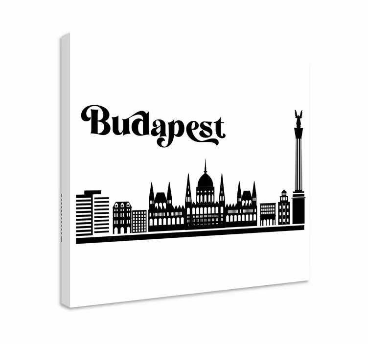 Drobė miestai ir šalys budapešto panorama - „Tenstickers“