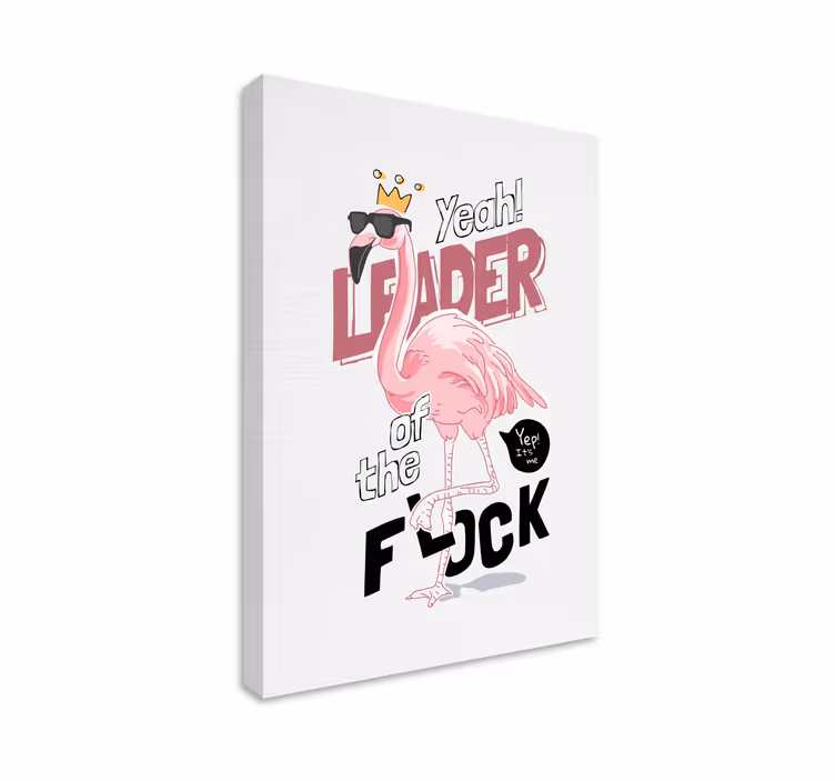 Flamingo stiliaus lyderis Drobė šunys - „Tenstickers“