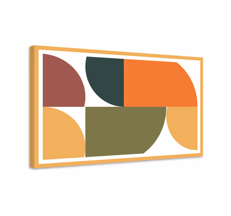Modernus paveikslai ant drobės geometrinė kompozicija - „Tenstickers“