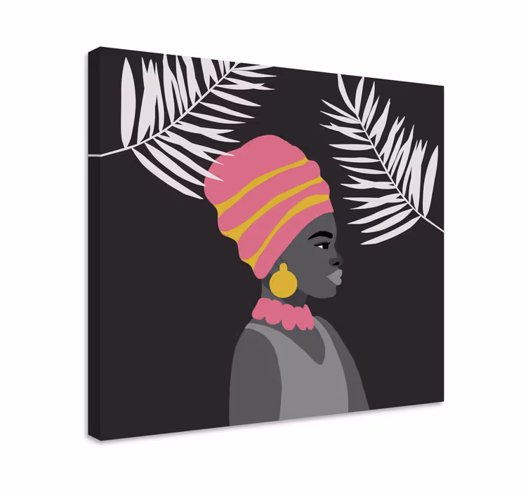 Afrikietė graffiti stiliaus šiuolaikinė drobė - „Tenstickers“