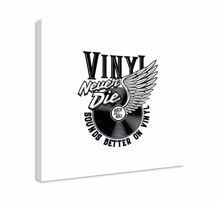 Drobė muzika vinilo plokštės sparnai - „Tenstickers“