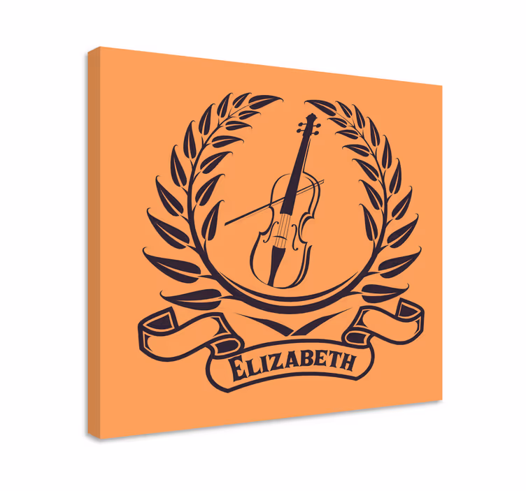 Drobė muzika smuiko laurų emblema - „Tenstickers“