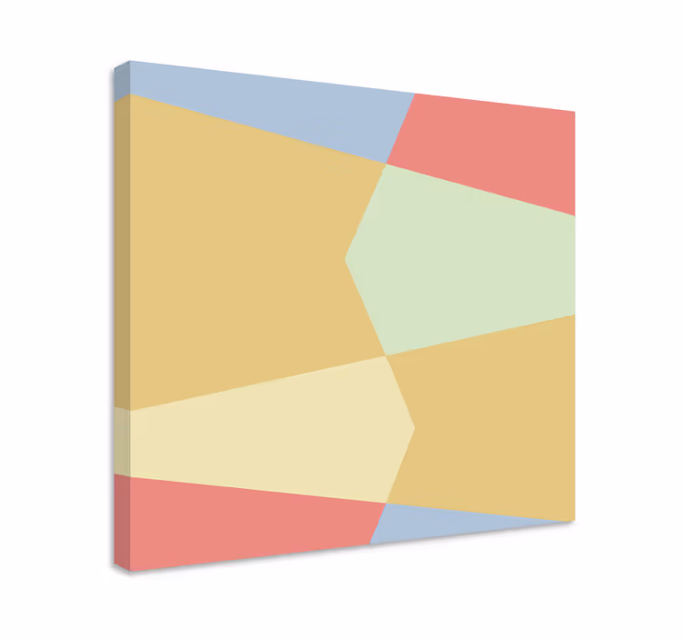 Formos spalvų blokai Drobė geometrinis - „Tenstickers“