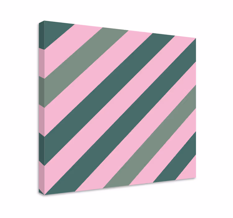 Drobė geometrinis diagonalinių juostų raštas - „Tenstickers“