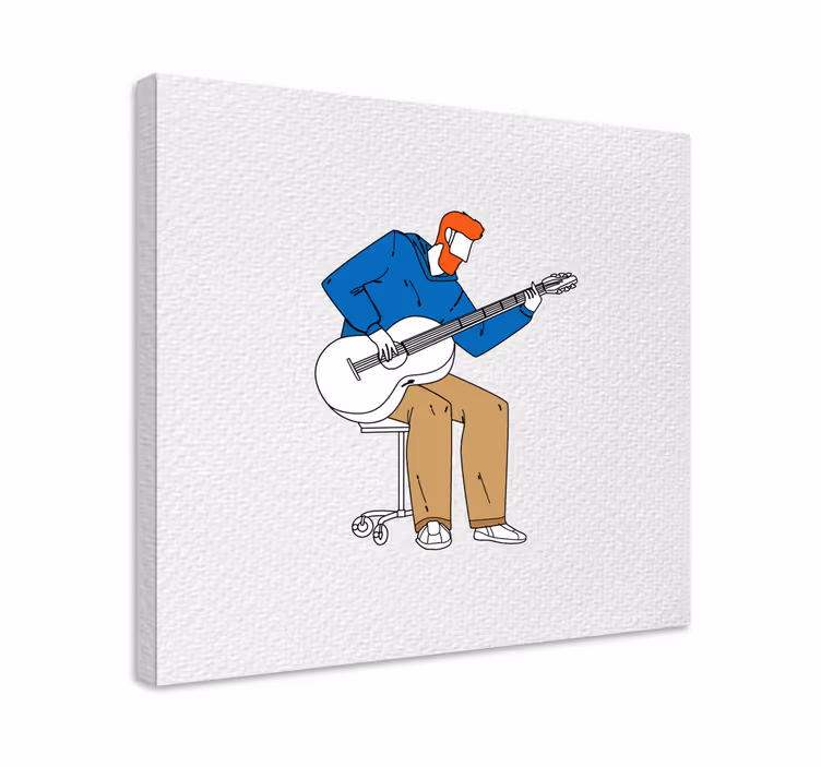 Drobė muzika gitara atliekanti muzika - „Tenstickers“