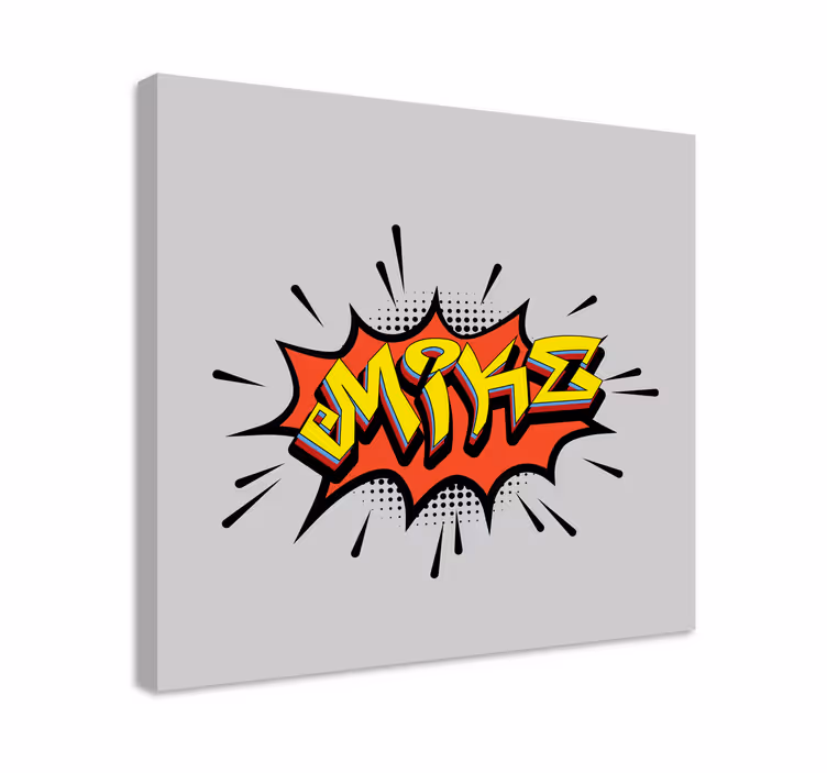 Bombardavimo stiliaus graffiti personalizuota drobė - „Tenstickers“