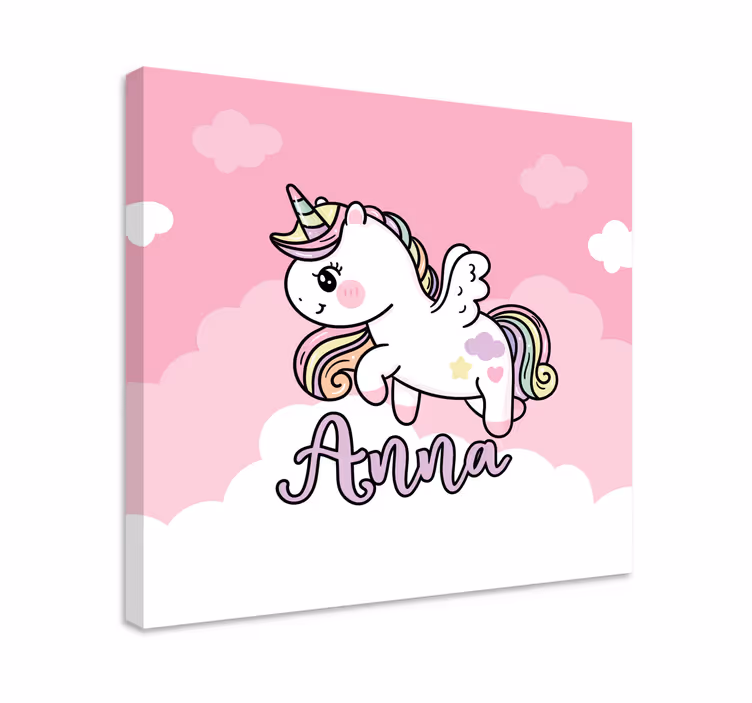 Drobė vienaragis mielas fantazijų pasaulis - „Tenstickers“
