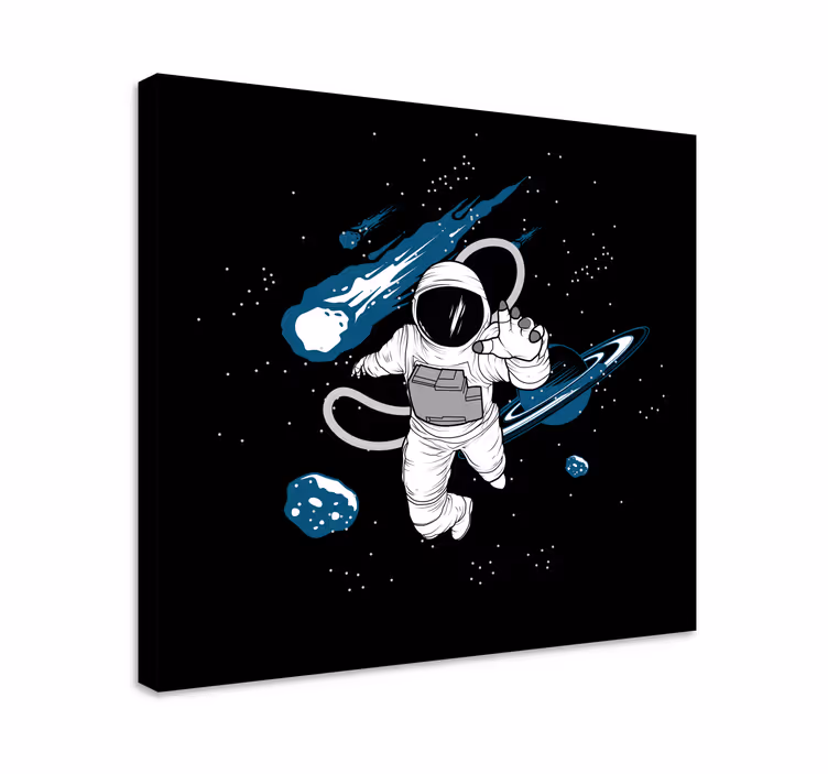 Drobė žaidimų stalas astronautas visatoje - „Tenstickers“