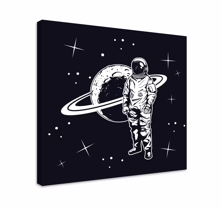 Drobė žaidimų stalas kosmonautas orbitoje - „Tenstickers“