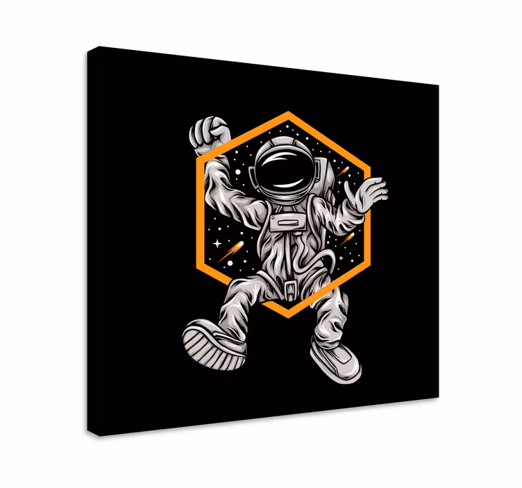 Astronauto levitacija Drobė žmonės ir veikėjai - „Tenstickers“