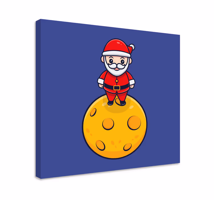 Drobė vaikai santa mėnulyje - „Tenstickers“