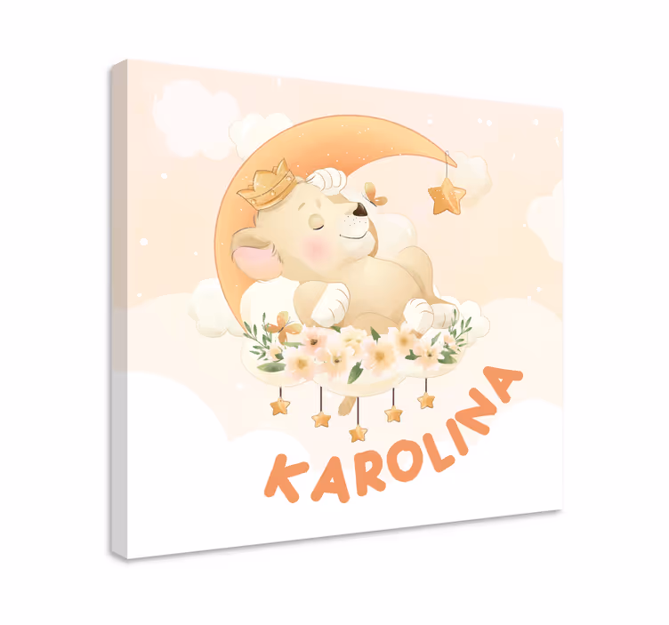 Mieguistas lokys sapnuoja Drobė darželis - „Tenstickers“