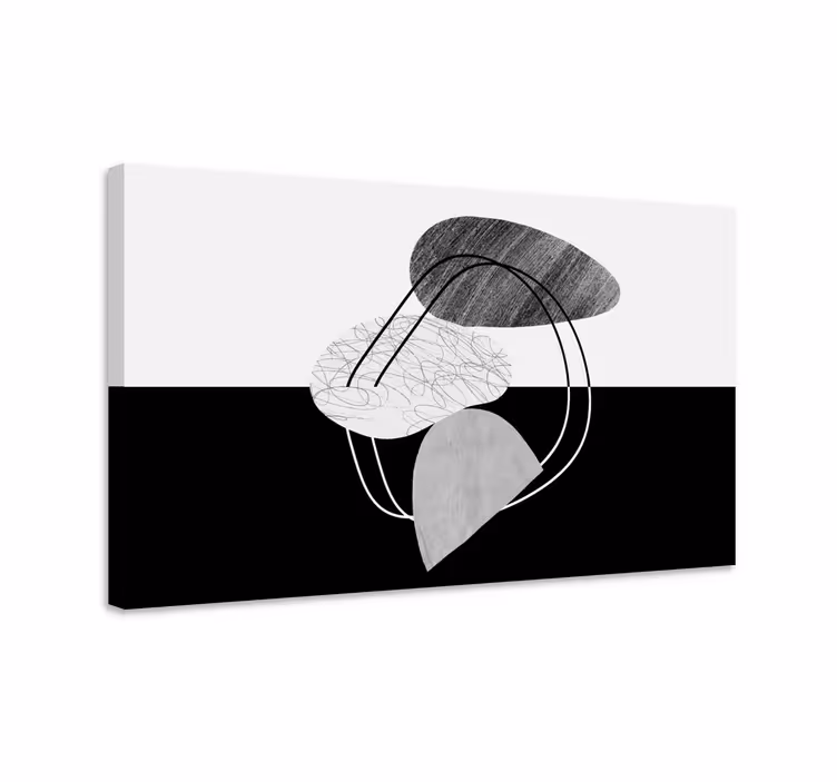 Drobė abstraktus geometrinių formų sintezė - „Tenstickers“