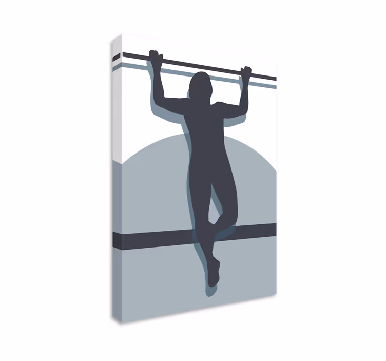 Pull ups iliustracija namų paveikslaiatspaudai - „Tenstickers“