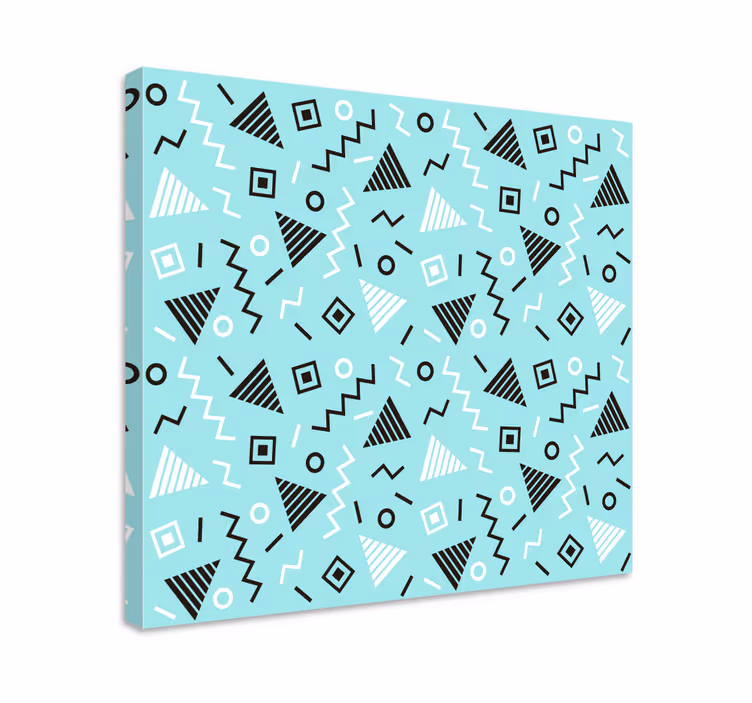 Drobė geometrinis dinamiškas raštas - „Tenstickers“
