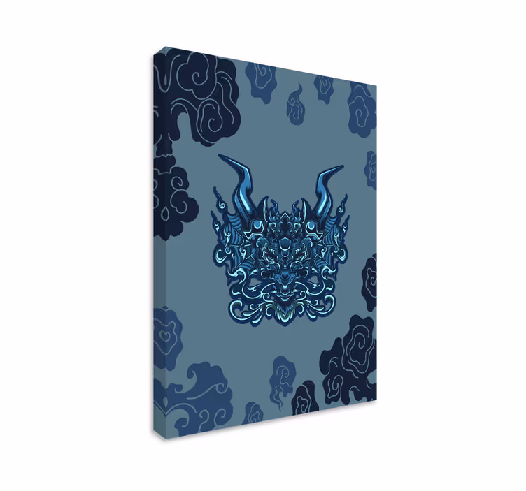 Drobė mandala drakono įkvėpta - „Tenstickers“