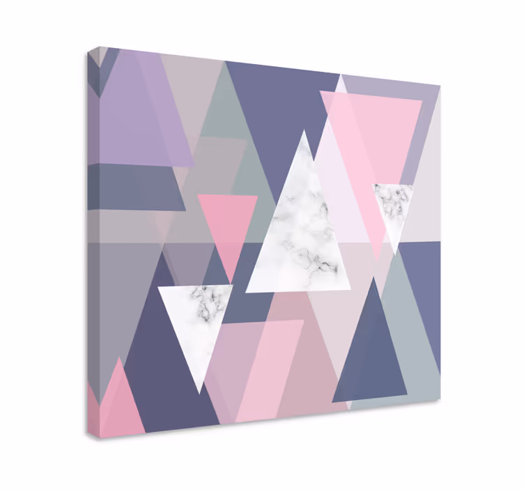 Drobė geometrinis abstraktūs trikampiai - „Tenstickers“