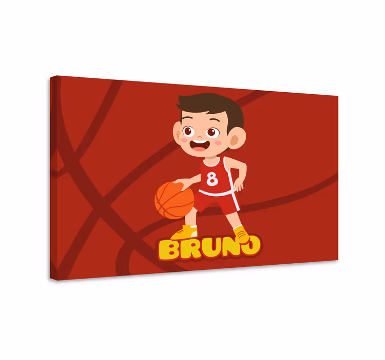 Drobė sportas linksmas krepšininkas - „Tenstickers“