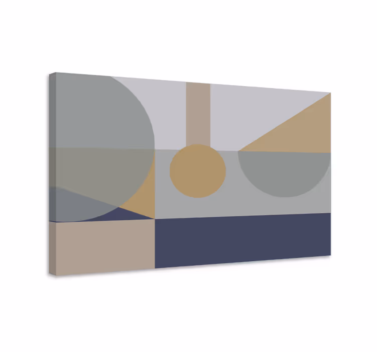 Drobė geometrinis abstraktūs formų vaizdai - „Tenstickers“