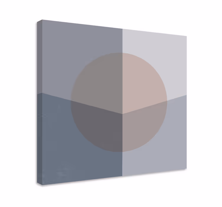Drobė geometrinis abstraktus apskritimų derinys - „Tenstickers“