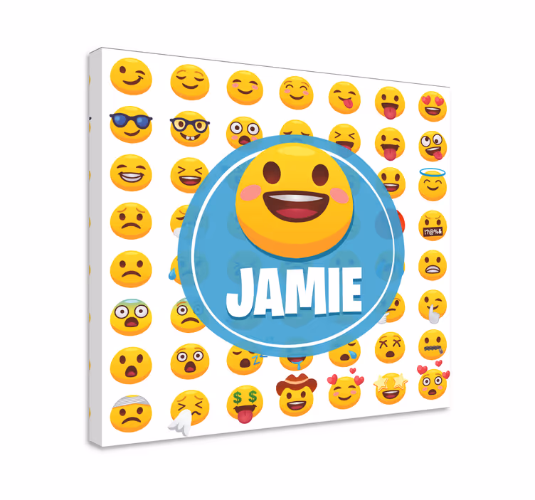 Jaustukų išraiškų kolekcija Drobė Abc ir raidės - „Tenstickers“