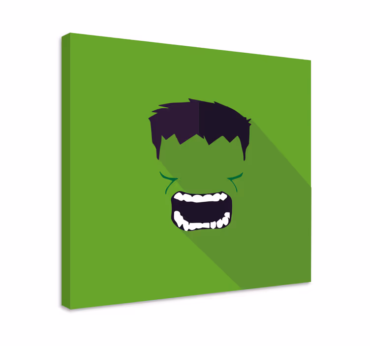 žalias superherojaus įrėmintas paveikslas - „Tenstickers“