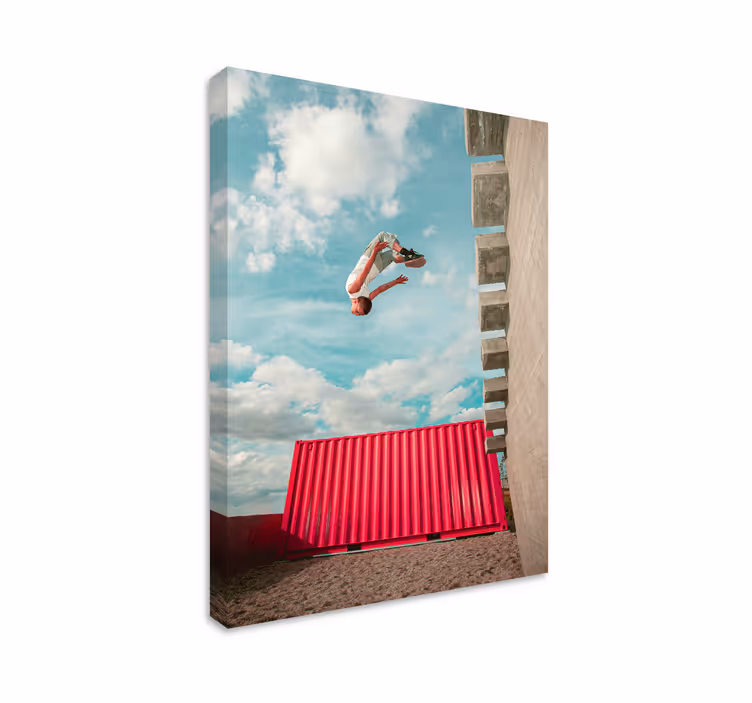 Parkour plakato spausdinimo dizainas - „Tenstickers“