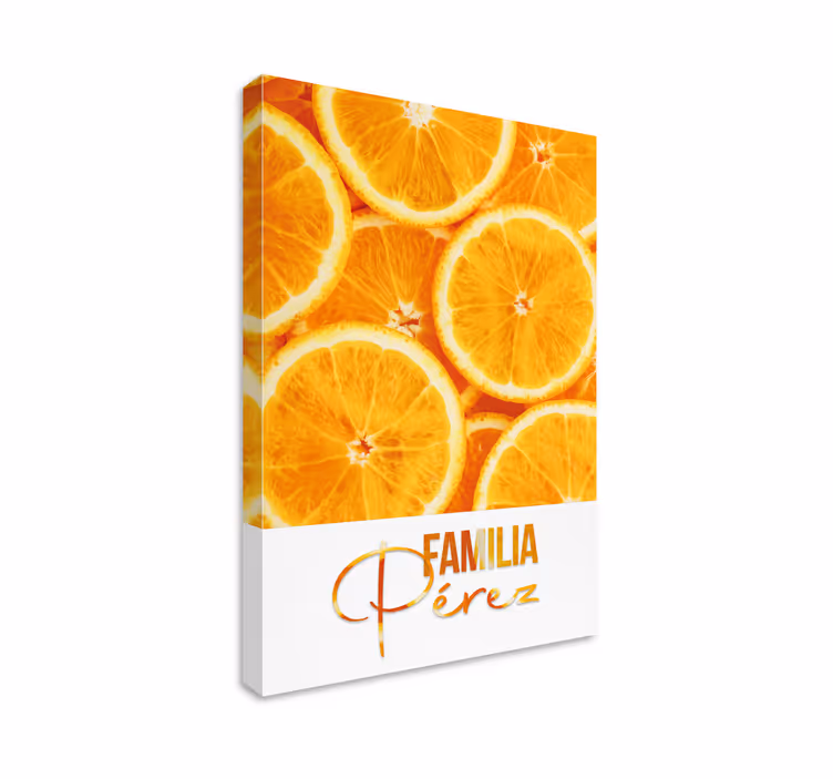 Naranja Drobė su vaisiais - „Tenstickers“