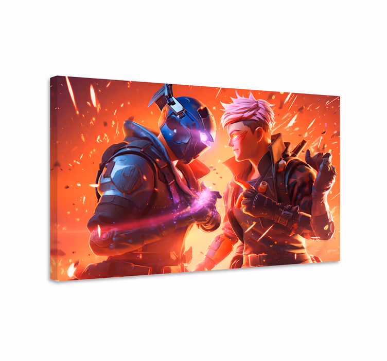 Epic kovos Drobė žaidimų stalas - „Tenstickers“