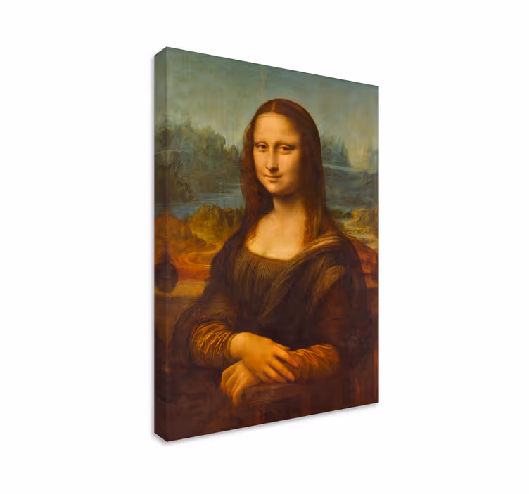 Mona Lisa Da Vinci - tai vienas iš garsiausių pasaulio paveikslų. - „Tenstickers“